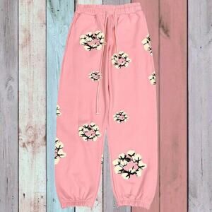 Classic Women's Denim Tears Pants Pink